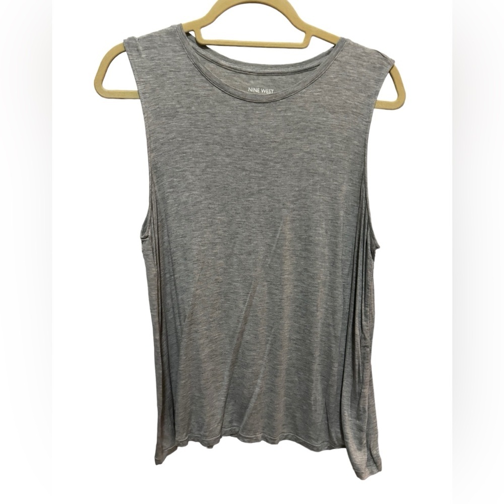 Nine West - Soft Spun Rayon / Spandex Gray Tank super Soft Flowy- Size XL